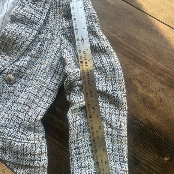 Veronica Beard Ryland Dickey Jacket Women's Blue Tweed Designer Luxury Jacket - Picture 6 of 10